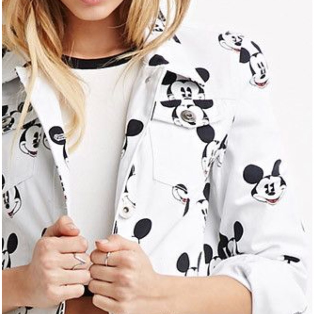 Mickey Mouse white jacket